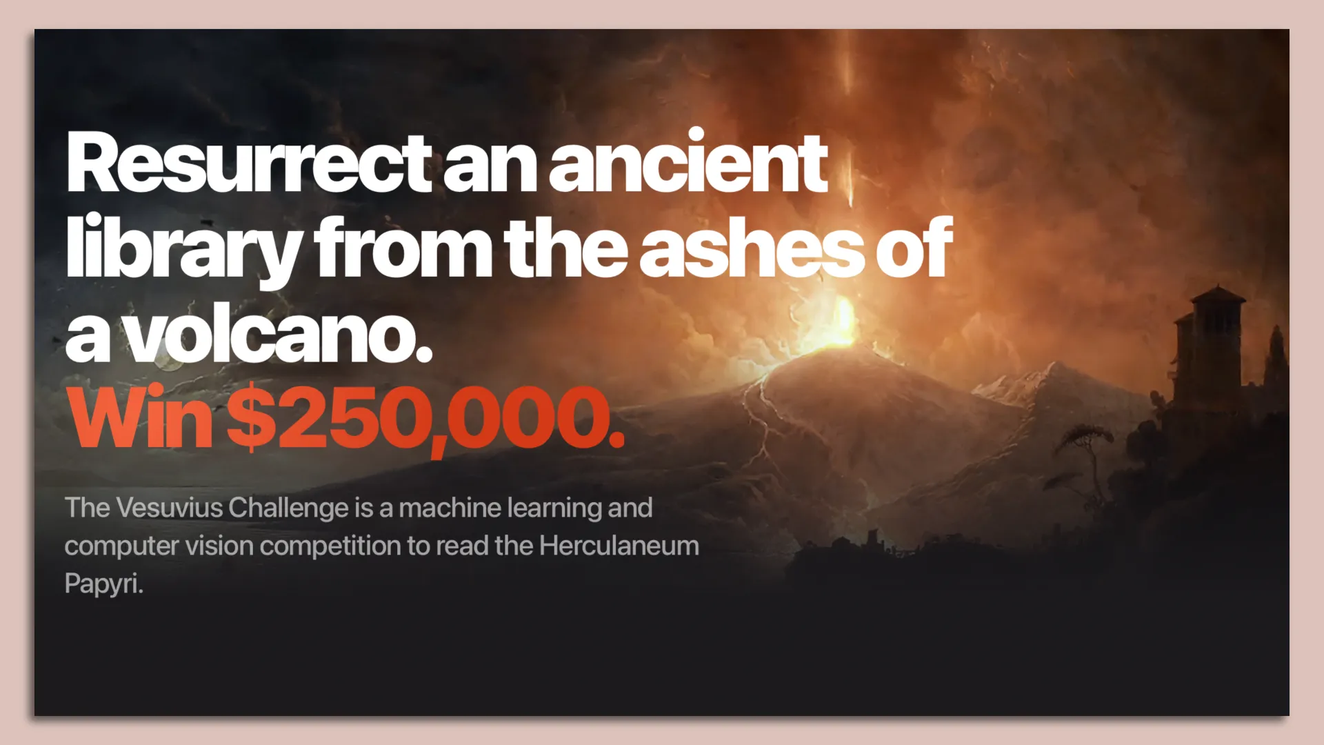 Vesuvius Challenge 2023 Grand Prize Runner Up